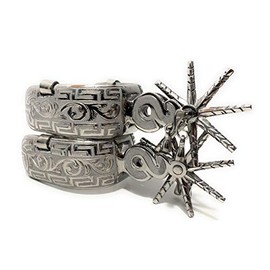 SADDLE HORSE CHARRO SPURS. ESPUELAS DE LUJO, CHARRO GEAR