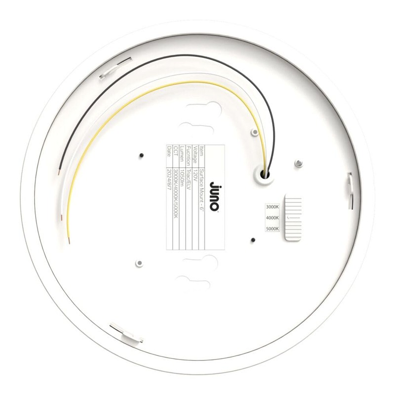 Juno Slim Basics 6 Inch LED Ceiling Light, Low Profile