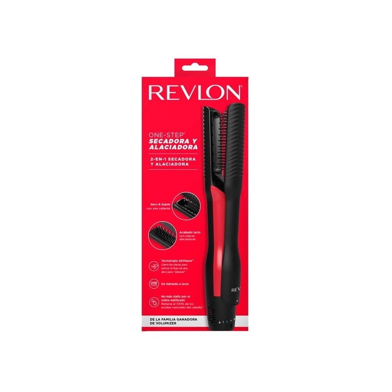Secadora y Alaciadora Revlon One-Step Icónica Cerámica Negro