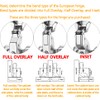 Luokim 2-Pack 26mm Small Cup Inset Soft Close Cabinet Hinges