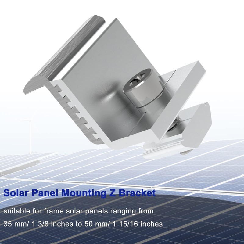 Adjustable Solar End Clamp Solar Panel Mounting Bracket Solar Panel