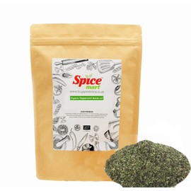 Organic Herbs | Herbal Tea Infusion Premium Quality by Spice Mart® Free UK P&P 50g-450g (90 Grams, Peppermint)