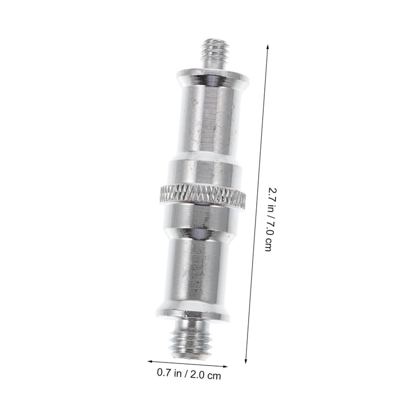 LABRIMP 4pcs Stainless Steel to Adapter Spigot for Light Stand