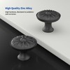 LONTAN Pack of 10 Furniture Knobs, Black Cabinet Knobs, Vintage