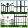 No Dig Decorative Garden Fence Animal Barrier - 5 Panels