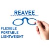 REAVEE Ultra Slim Armless Reading Glasses for Men Women, Small