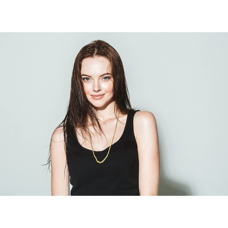 IDB Titanium Steel Cable Link Fashion Necklace - Simple Design