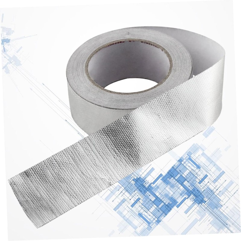 KICHOUSE High-Temperature Resistant 25m Aluminum Foil Insulation for Car Exhaust