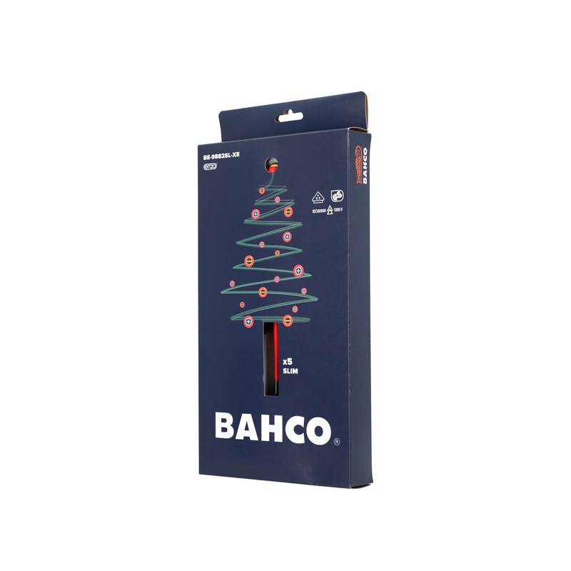 BAHCO Ergo Screwdriver Set Slim Xmas