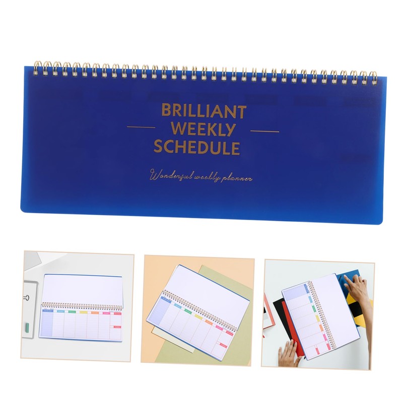 Operitacx Weekly Planner Calendar Dashboard Spiral Desk Pad Week Planner