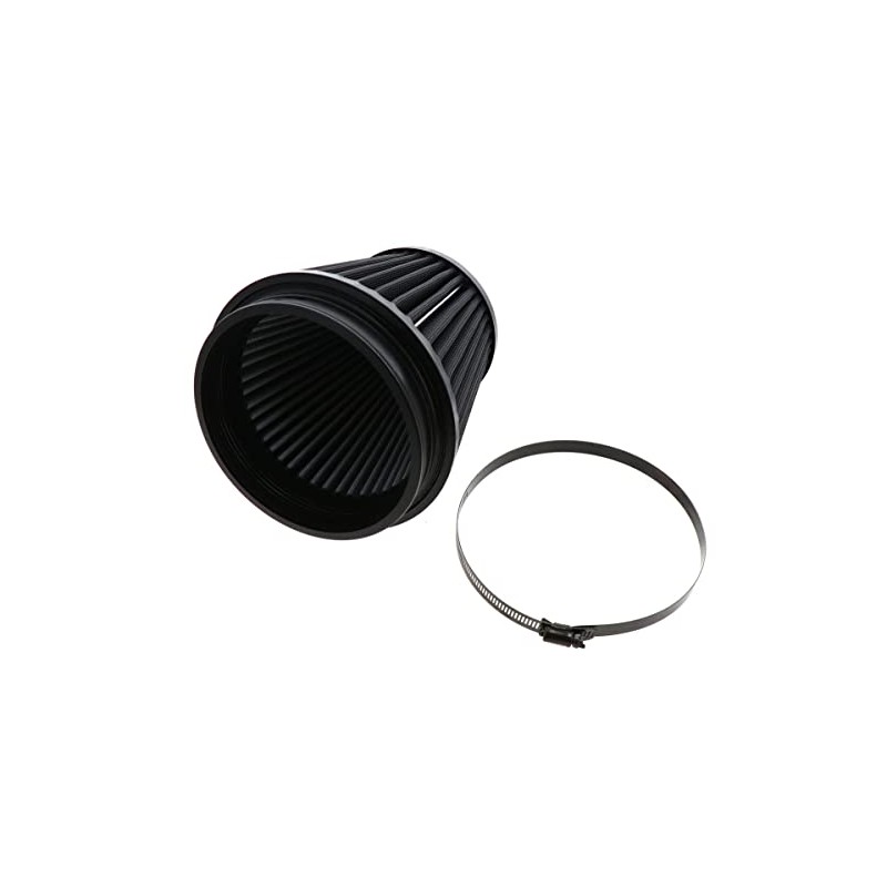 K&N Dryflow Lifetime Universal Clamp-On Air Filter: Dry Synthetic, Washable,