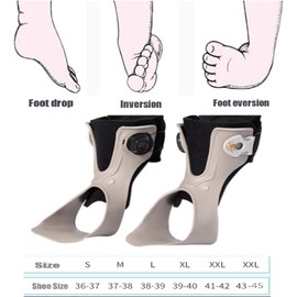 Drop Foot Brace AFO Foot-Up Ortesis Light Balance Drop Foot Brace Pie Drop Ortesis Tobillo Soporte Walking Foot Stabilizer