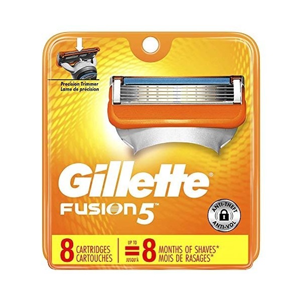 Gillette Fusion 5 Power Cartridges 8 ea