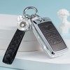 SHANGHONG for LAND ROVER Key Fob Cover with Keychain, Genuine
