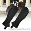 Super Fiber PU Leather Half Chap Horse Riding Body Protector