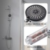 Shower Head with Beads, 13cm Large Shower Head with 2pcs