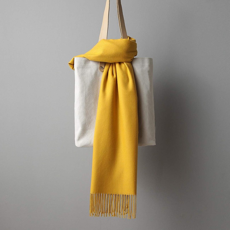 Miskely Scarf, Women's, Large, Plain, Thick, Unisex, Cold Protection, Shoulder