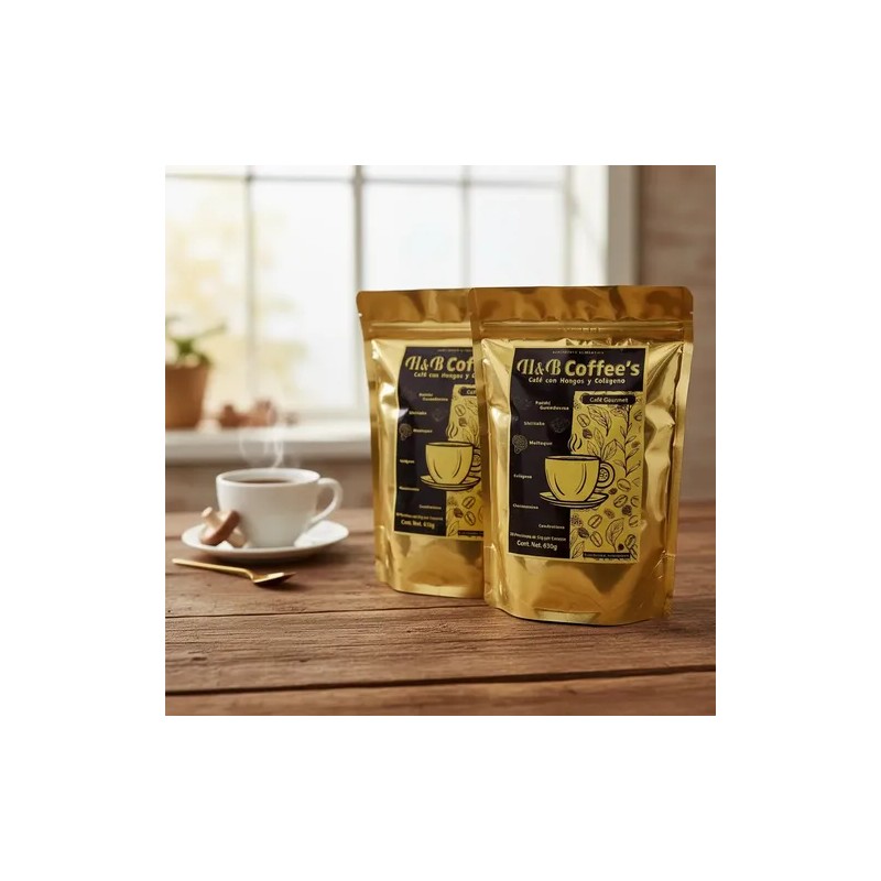 Cafe C/ Hongos Y Colageno.coffee S, Polvo 630grpack 2