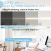 2-in-1 Dimmer Switch & 12V LED Driver, 60W Slide Dimmer