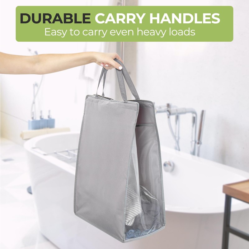 Fentec Hanging Laundry Hamper, Hanging Laundry Basket, Slim Laundry Hamper