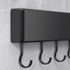 Global-Daily Kitchen Utensils Rack Wall Mounted, Kitchen Rail with Sliding