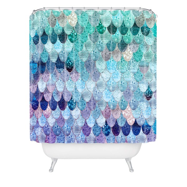 Society6 Monika Strigel Summer Mermaid II Shower Curtain, 72" x