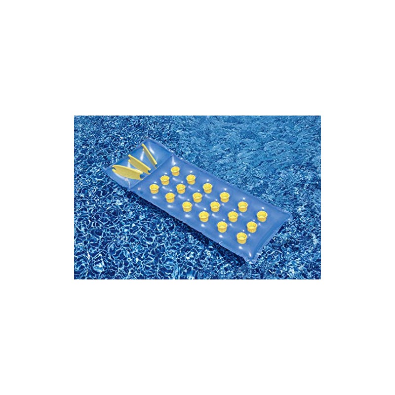 Swimline 9035 Inflatable Pool Mattress with 18 Air Pockets(Colors May