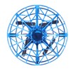Hand Controlled Flying Drone Children Flying Toy Blue Hand Drone