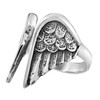 Embracing Wings of an Angel Wrap Open-Ended .925 Sterling Silver