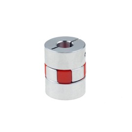 D20-L25 Bore Size 4-10 mm 4 5 6 6.35 8 9 10 mm Flexible Shaft Coupling CNC Stepper Motors 3D Printing Surface Oxidation Treatment Aluminium Flexible Shaft Coupling Motor Connector (6.35 x 8 mm)