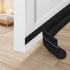 MAXTID Door Draft Stopper 36 Inch Black Adjustable Door Draft