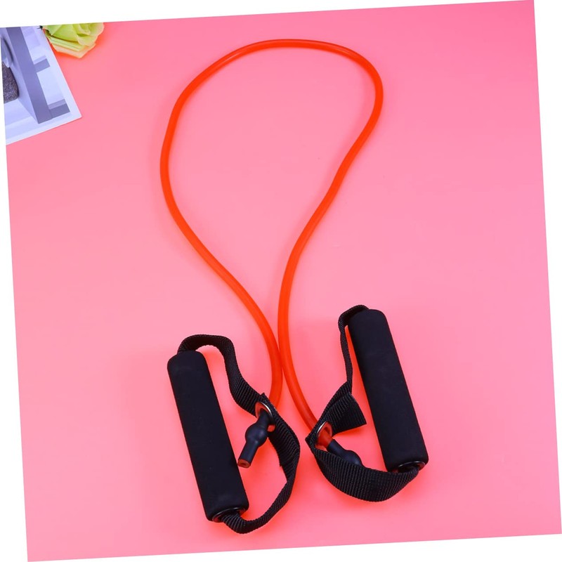 Abaodam 1Pc Elastic Yoga Resistance Bands with Handles Rope for