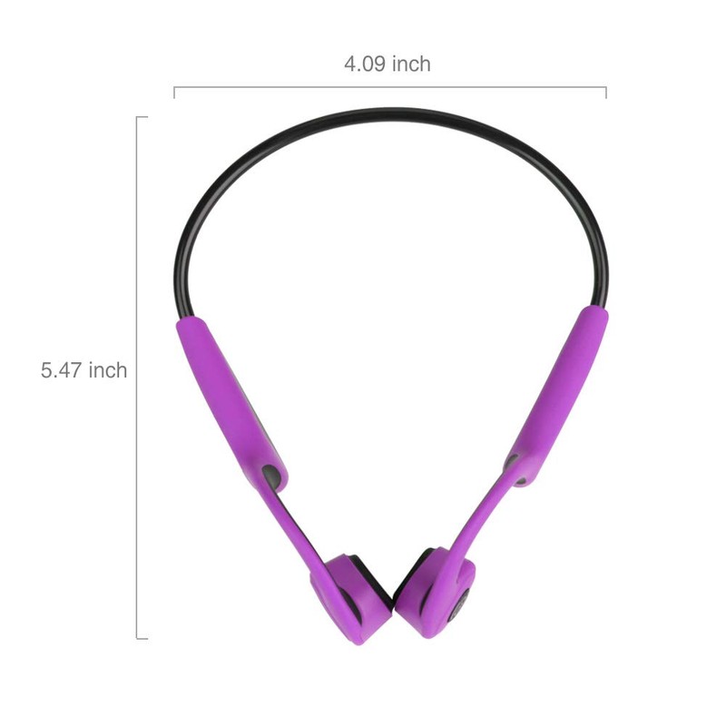 Bone Conduction Headphones Bluetooth 5.0 Open Ear Wireless Titanium HiFi