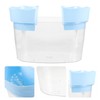 SUPVOX Plastic Betta Tank Small Desktop Aquarium Fish Tank Aquarium