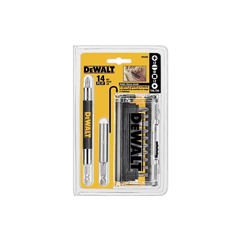 DEWALT DW2099CS Drive Guide & Holder Set- 16Tips, 14-Piece