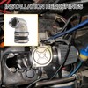 GOOFIT Black Motorcycle Carburetor Intake Manifold Inlet Pipe Replacement for