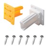 H306 Drawer Slide Socket Set,3/4" C Shaped Slide Channel Replacement