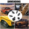 Pack of 190 Car Mounting Clips, Universal Door Trim Mounting