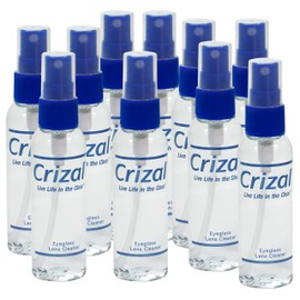 Crizal Eyeglass Cleaning Spray | Crizal Lens Cleaner | #1 Doctor Recommended Cleaner for All Anti Reflective Lenses - 2oz Crizal Spray, 10 Pack