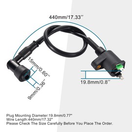 GOOFIT 90 Degree Ignition Coil Replacement For GY6 50cc 60cc 80cc 125cc 150cc ATV Go Kart Moped Scooter