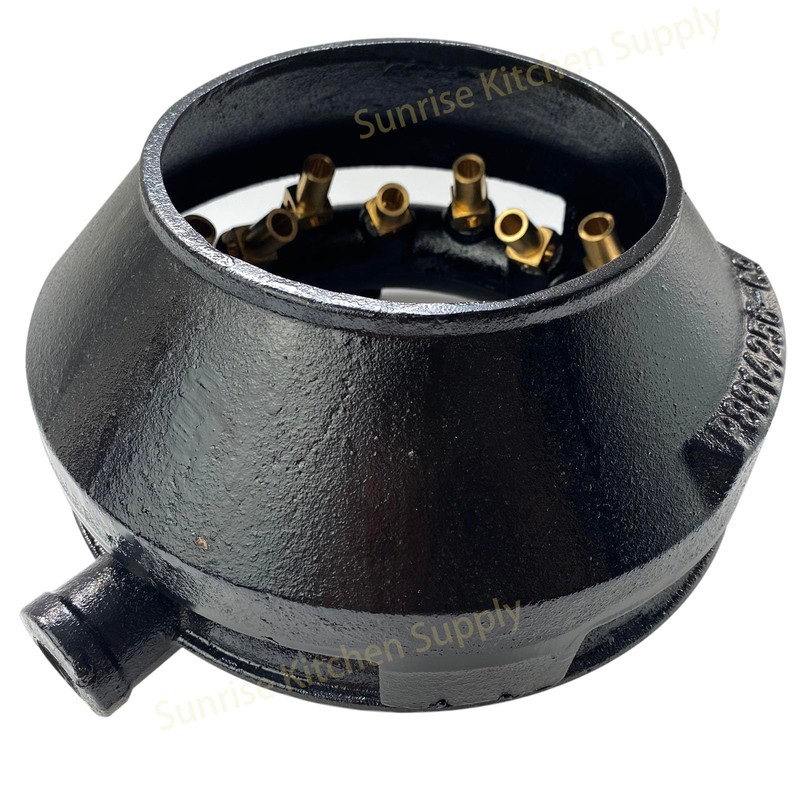 Sunrise Kitchen Supply 16 Tip Natural Gas Jet Burner with