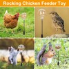 Feeder for Chickens | Poultry Feeder with Stake - Refillable
