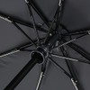 Umbrella UV Protection Windproof Automatic Foldable Portable Auto Stripe Black