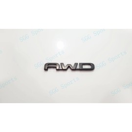 Toyota OEM 1PC Matte Black Rear AWD Badge Letter Emblem Fit For 2020+Toyota Highlander