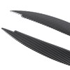 2 Pcs Headlight Eyebrow Front Left Right Light Eyelid Trim