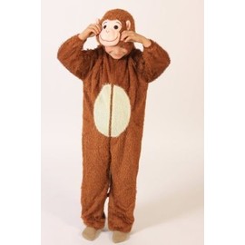 Foxxeo Foxxeo 10277 | Affenkostüm Kostüm Affe für Kinder Größe: 110/116