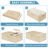 Hoyula Deep Under Bed Storage Container, 10" Tall Height Underbed