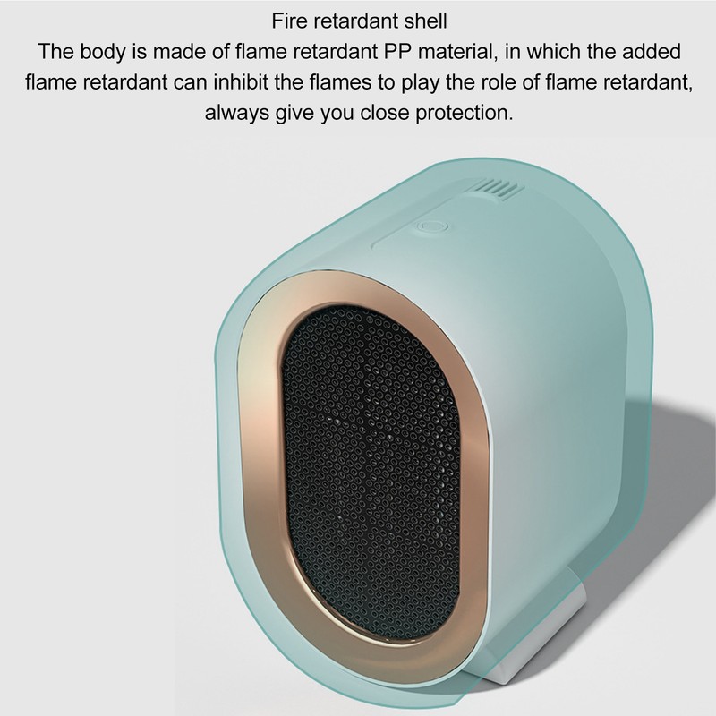Electric Space Heater 1200W High Power Quiet Overheating Protection Dump