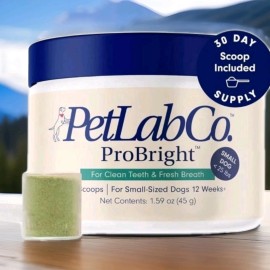 PetLabCo. Dog Dental Powder Breath Freshener Tartar Control Oral Care Small Dogs New.B3 2