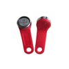 YARONGTECH Red ibutton Dallas DS1990A-F5 Key fobs with Metal Ring